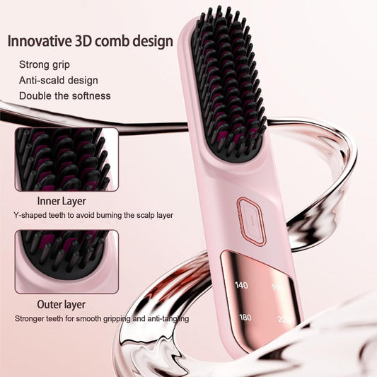 SmoothGlow Hair Straightening Comb سموث جلو – مشط فرد الشعر