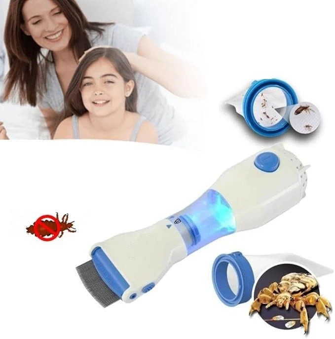 Electric Head Lice Comb مشط كهربائي لإزالة القمل ⚡🪮