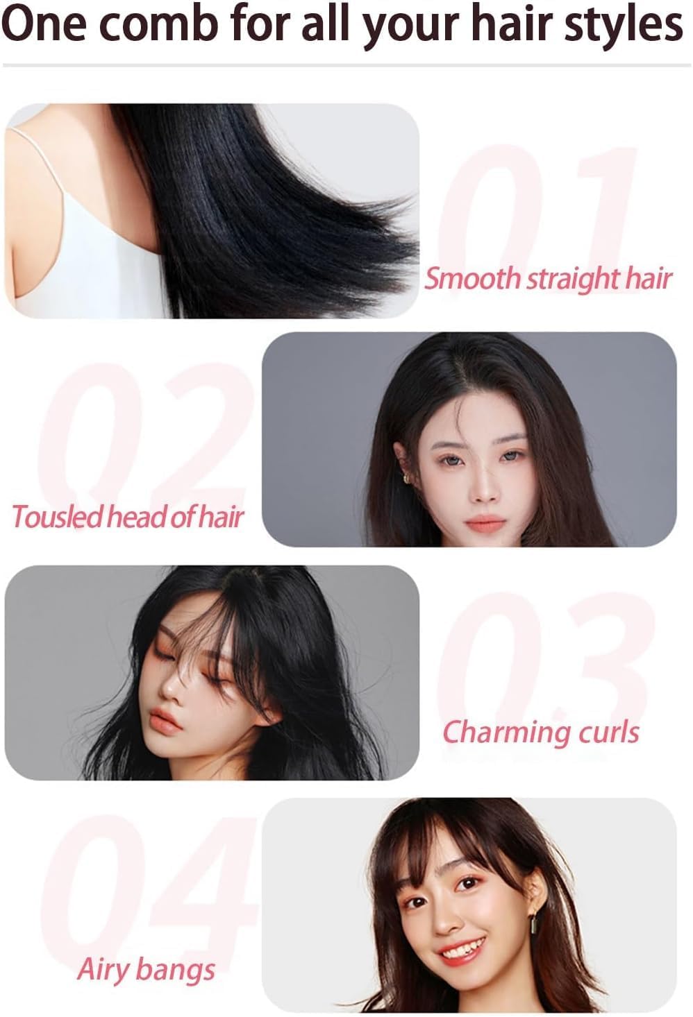 SmoothGlow Hair Straightening Comb سموث جلو – مشط فرد الشعر