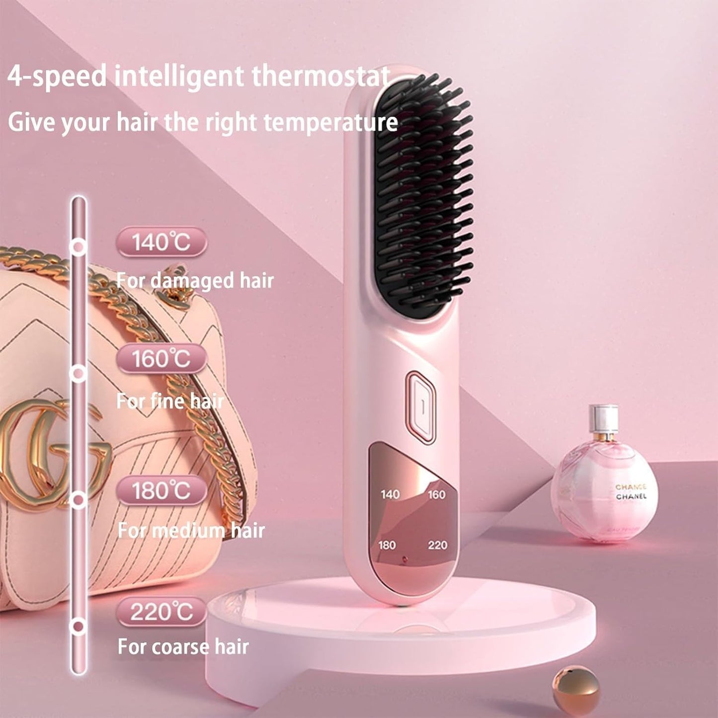 SmoothGlow Hair Straightening Comb سموث جلو – مشط فرد الشعر